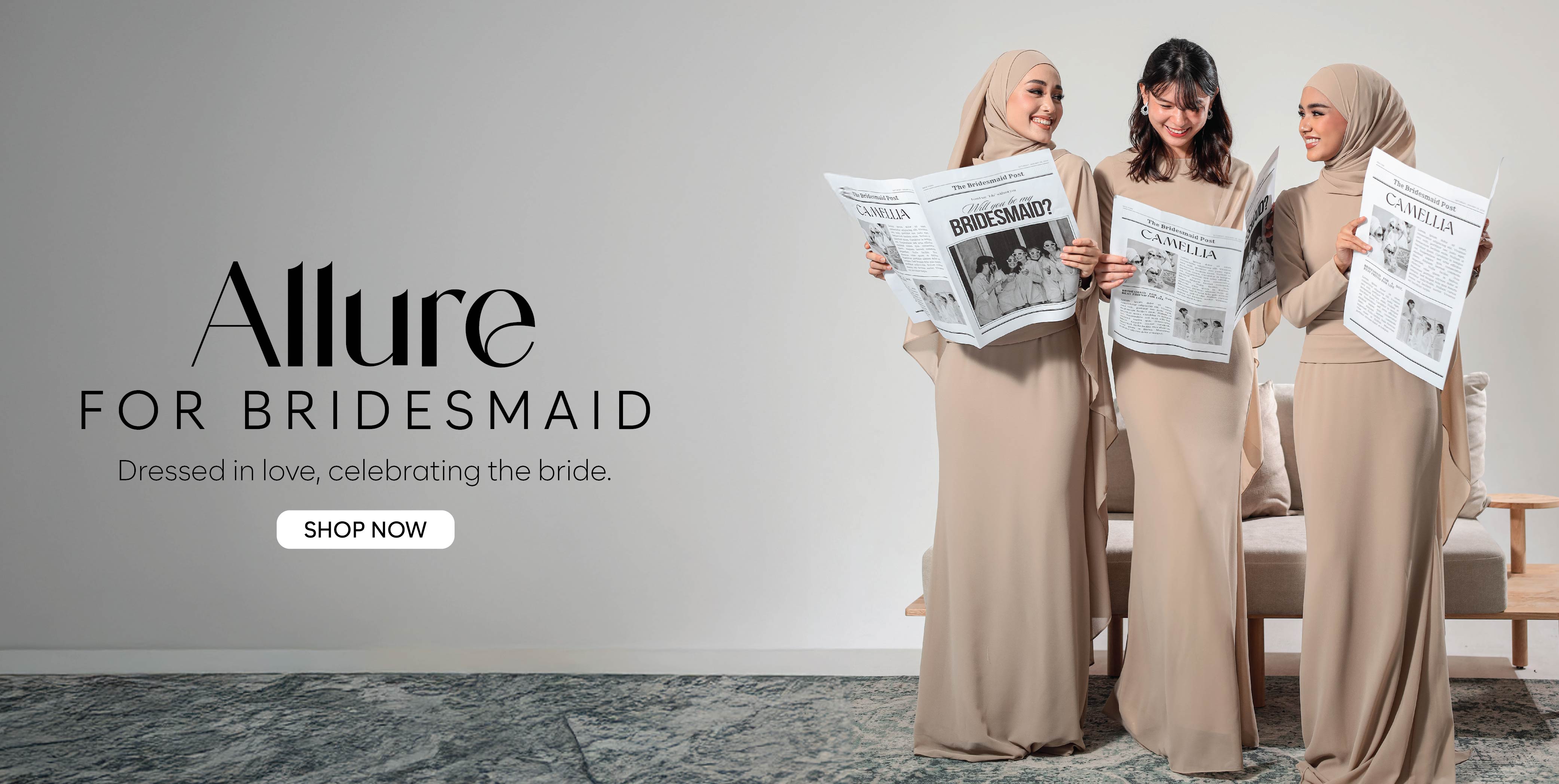 1.ALLURE FOR BRIDESMAID